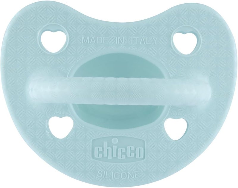 Chicco PhysioForma® Luxe Soft Silicone Soother 2-6m 1pc, Green - Image 1
